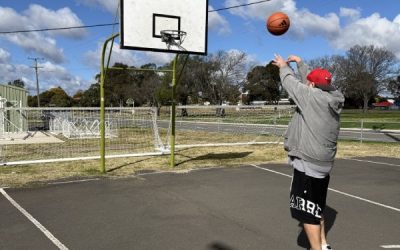 Shooting Hoops and Soaking Up the Sunshine